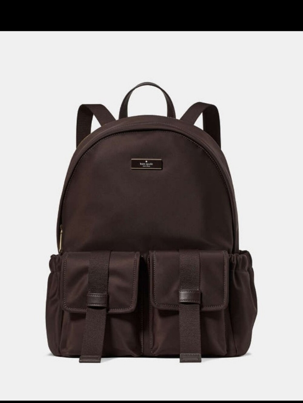 NWT Kate Spade Carter Nylon Hot Fudge Cargo Large Backpack